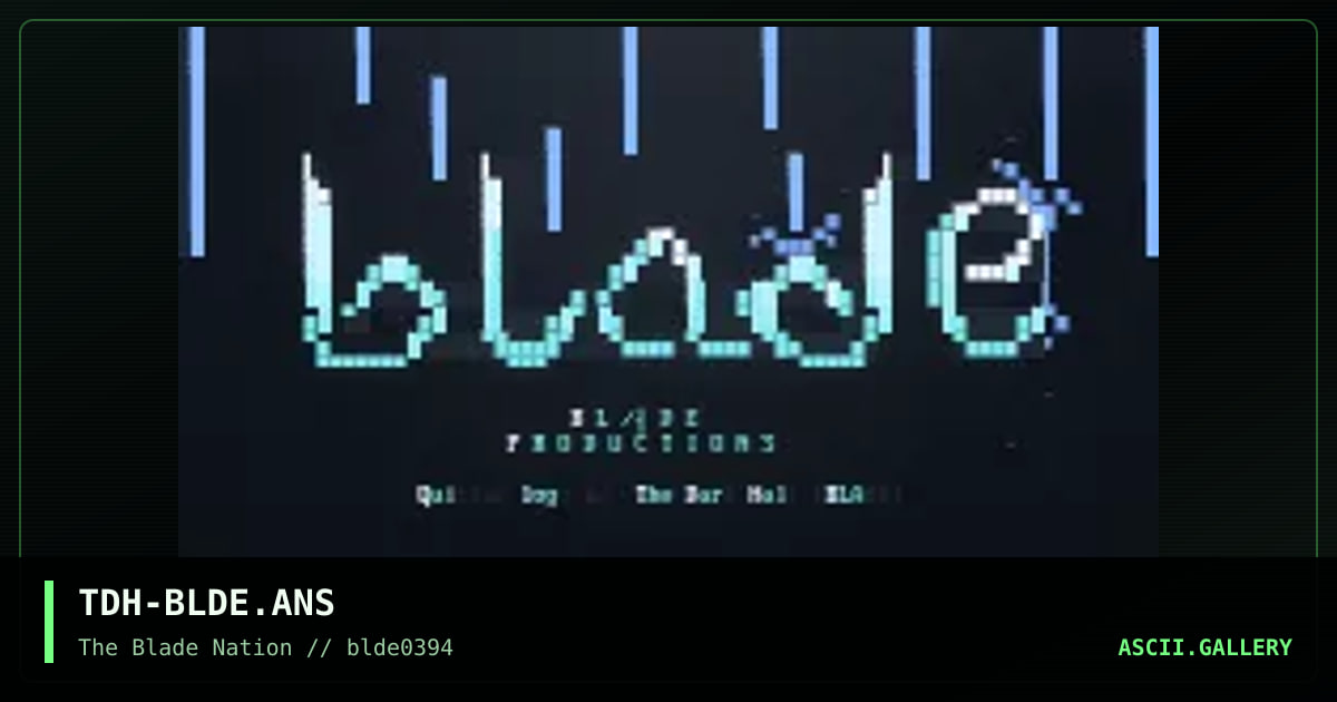 TDH-BLDE.ANS, by the dark half, 1994