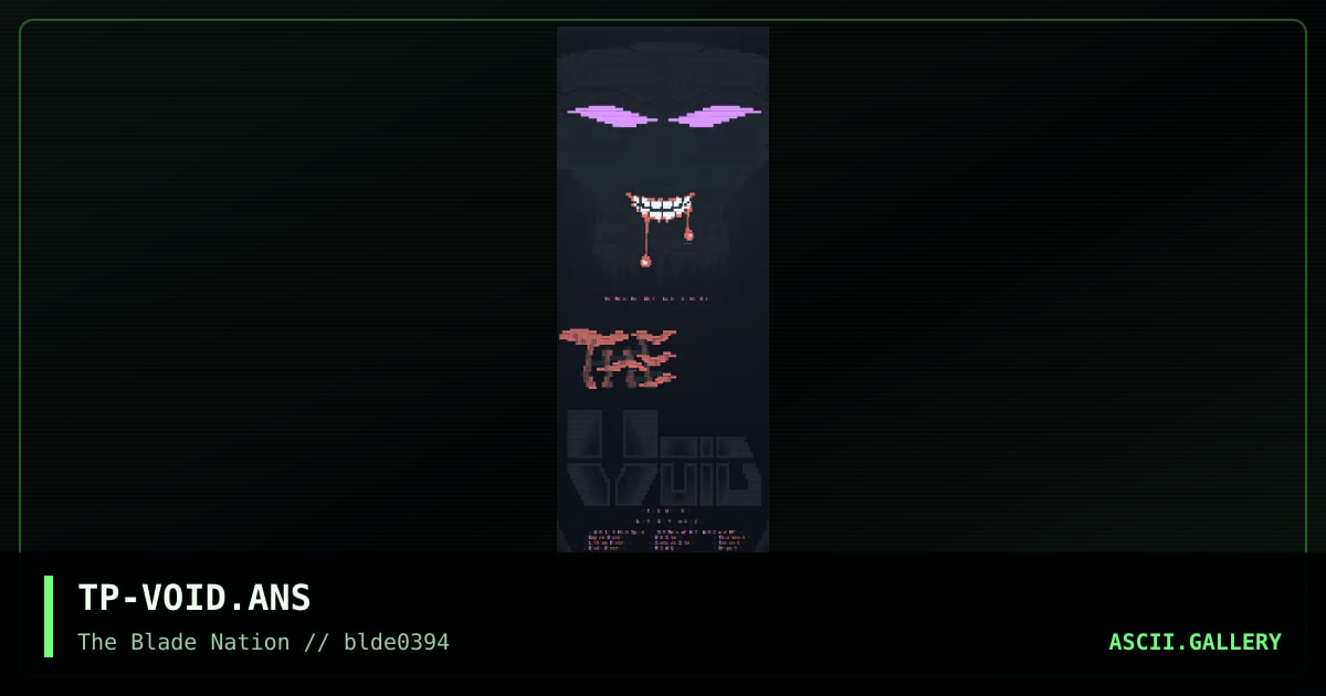TP-VOID.ANS, by technophreak, 1994
