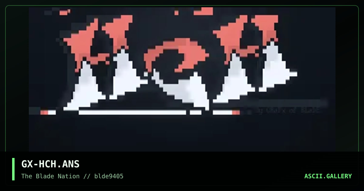 GX-HCH.ANS, by grafx, 1994