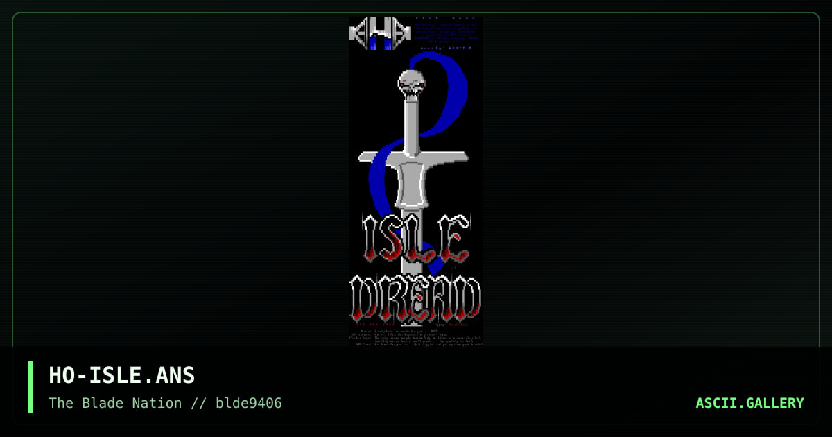 HO-ISLE.ANS, by hooptie, 1994