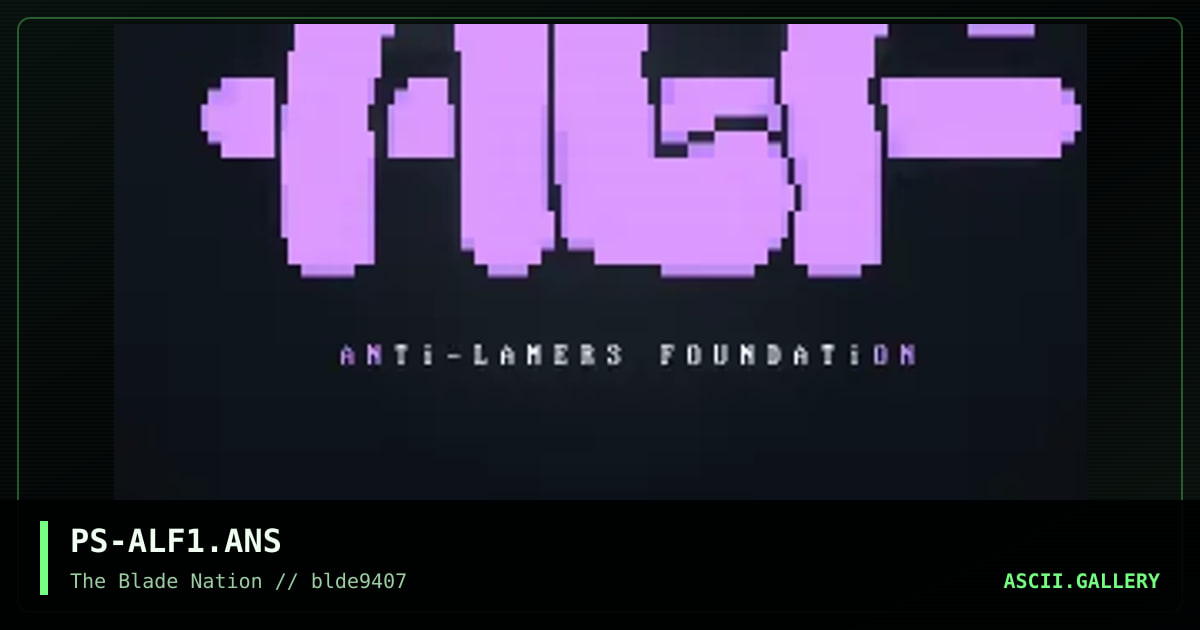 PS-ALF1.ANS, by physical solution, 1994