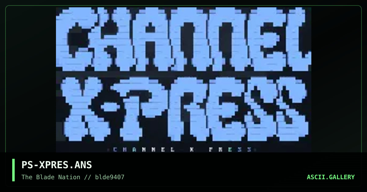 PS-XPRES.ANS, by physical solution, 1994