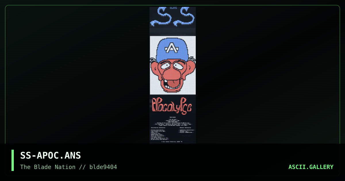 SS-APOC.ANS, by soul seeker, 1994