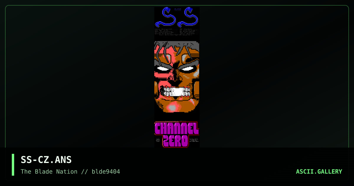 SS-CZ.ANS, by soul seeker, 1994