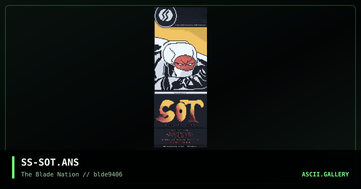 SS-SOT.ANS, by soul seeker, 1994