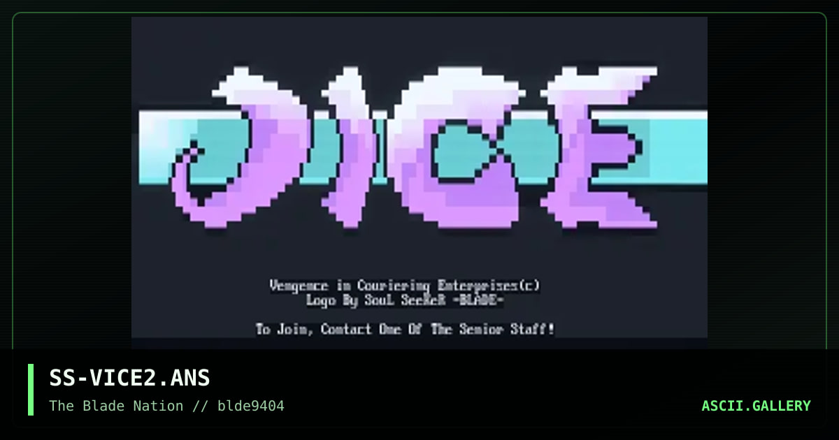 SS-VICE2.ANS, by soul seeker, 1994