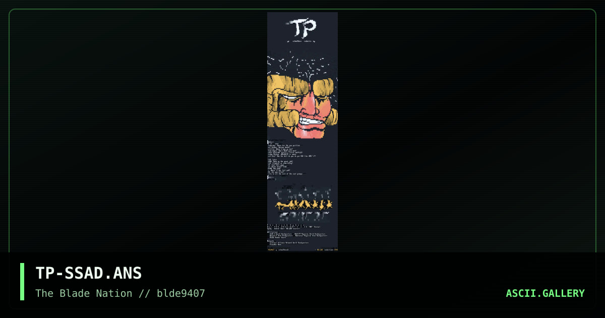 TP-SSAD.ANS, by technophreak, 1994
