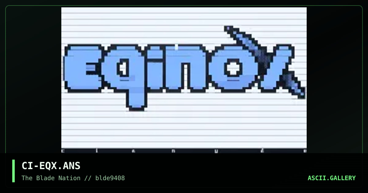 CI-EQX.ANS, by cianyde, 1994