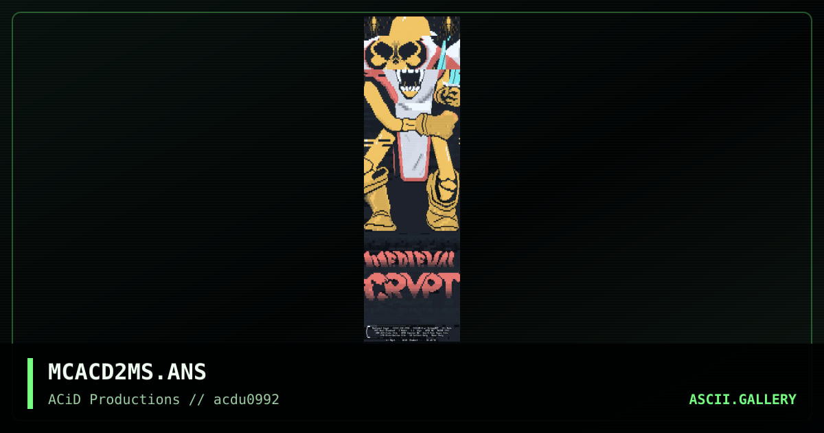 MCACD2MS.ANS, by mysterio, 1992
