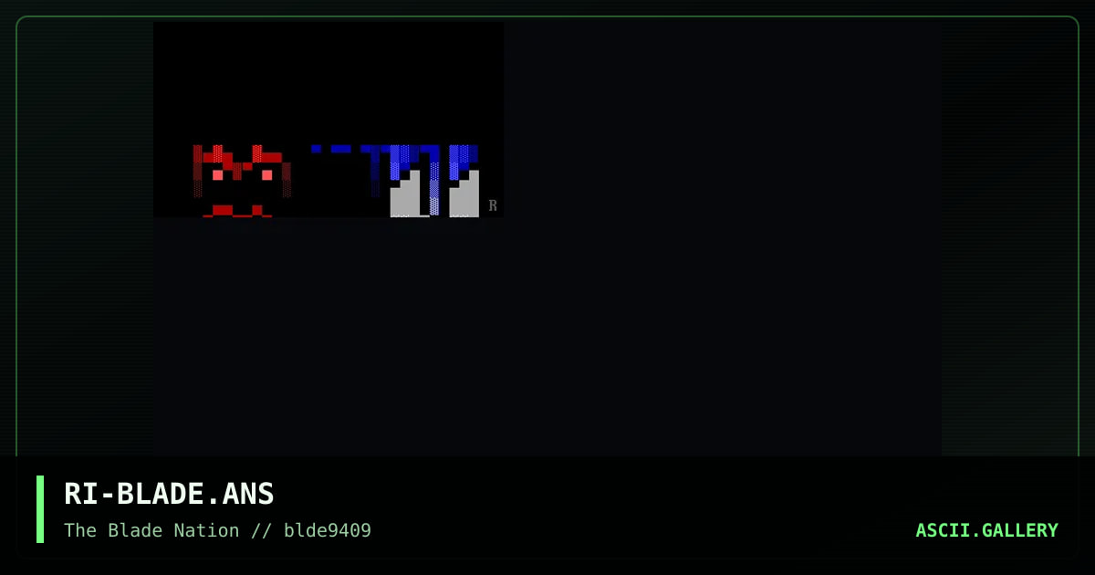 Blade Logo, by rai, 1994