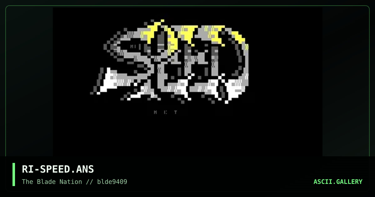 Speed Network Logo, by rai, 1994