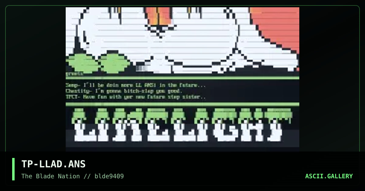 LimeLight Advertisement, by technophreak, 1994