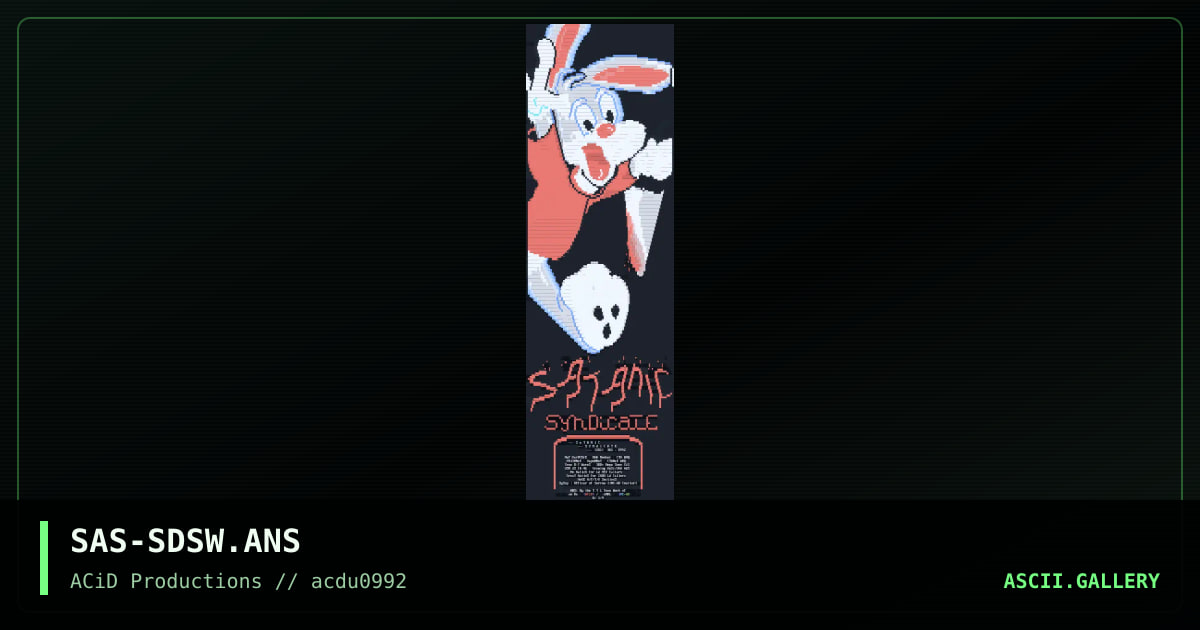 SAS-SDSW.ANS, by slam dunk, swankler, 1992
