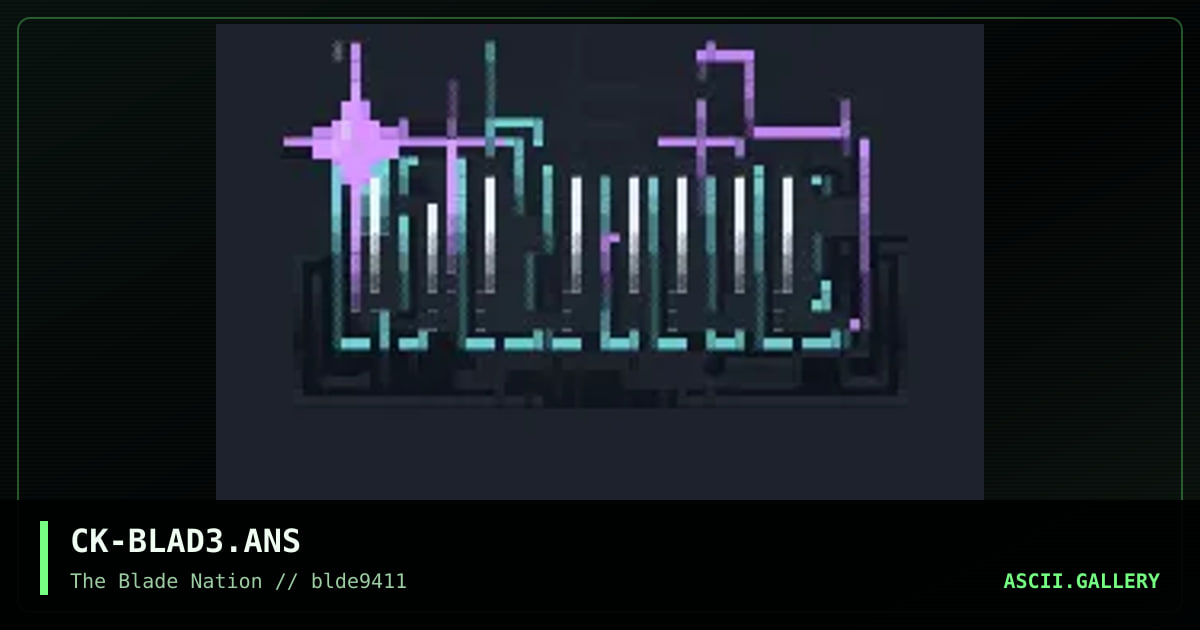 Blade Logo, by chromatik, 1994