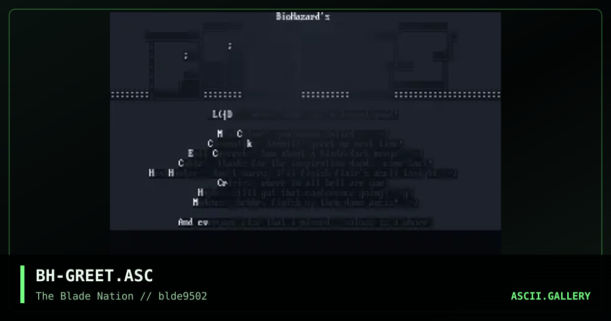 biohazard's greets, by biohazard, 1995