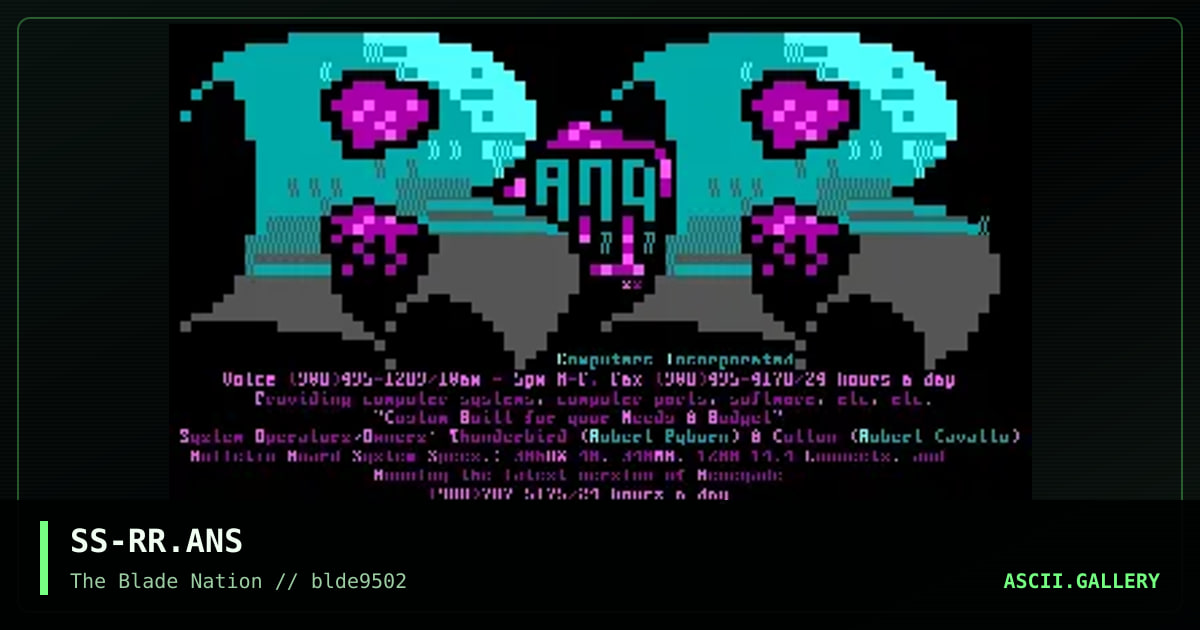 r&r logo/advertisement, by soul seeker, 1995