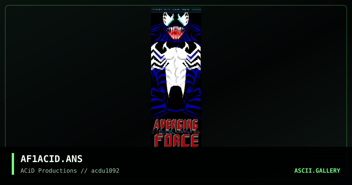AF1ACID.ANS, by tank, shalizar, 1992