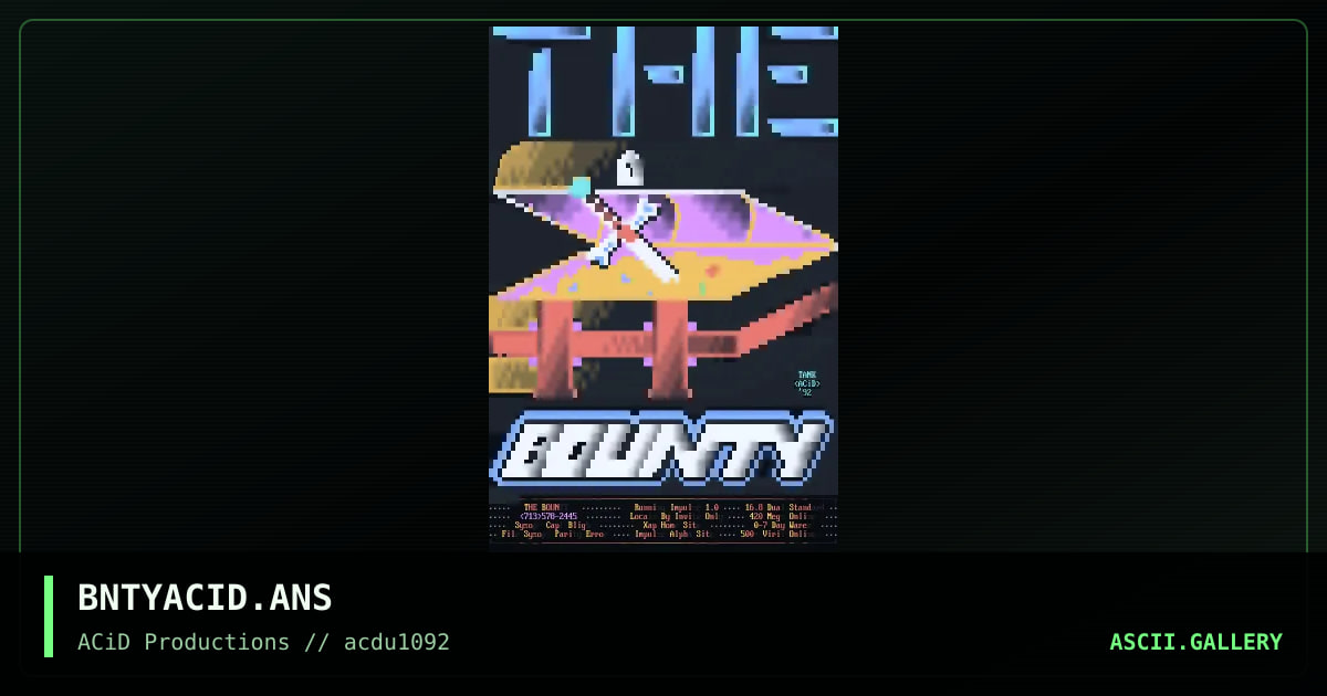 BNTYACID.ANS, by tank, 1992