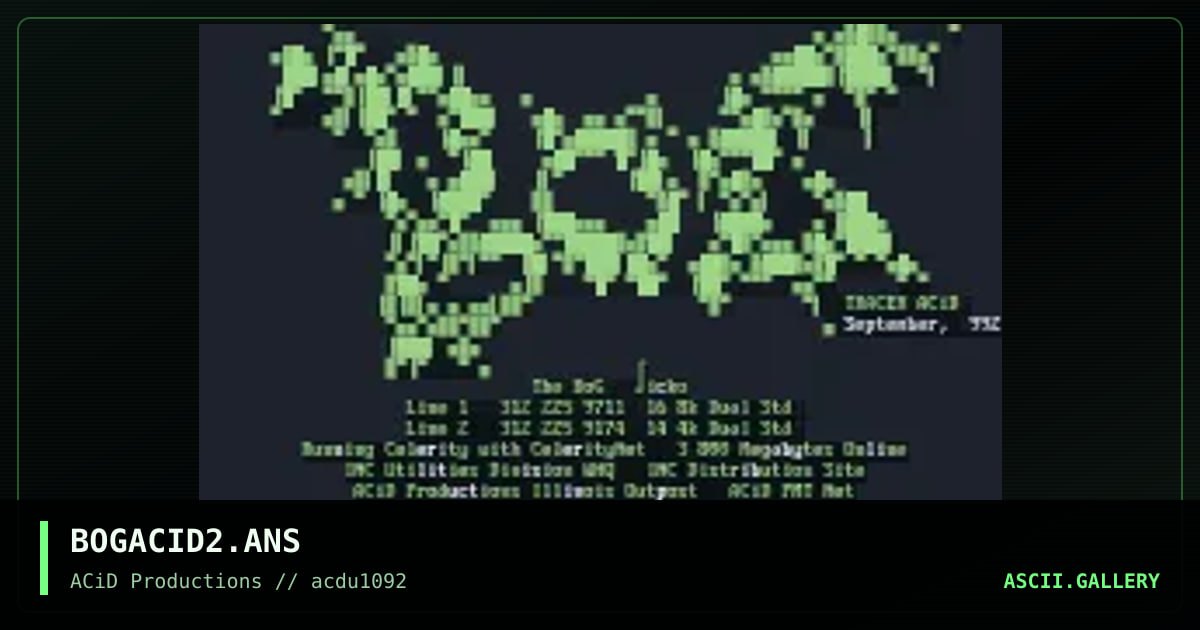 BOGACID2.ANS, by tracer, 1992