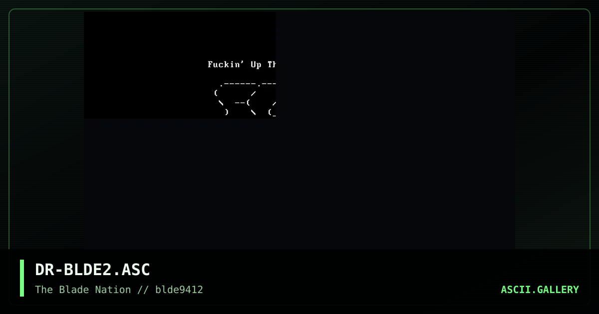 Blade Logo, by digital remorse, 1994