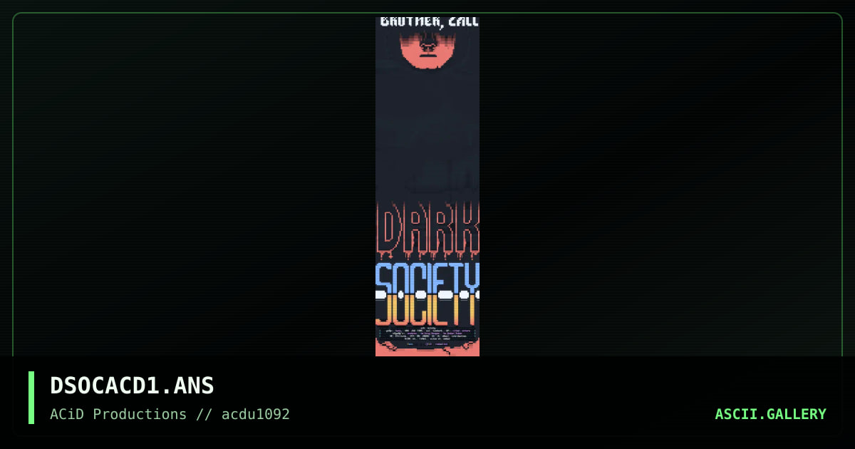 DSOCACD1.ANS, by cerebrus, 1992