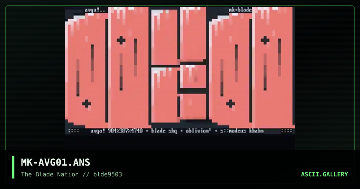 avga!, by modeus khahn, 1995
