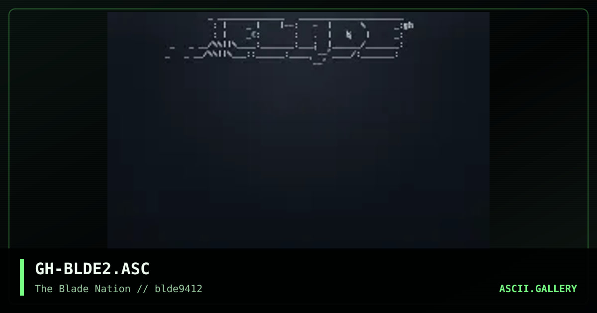 Blade Logo, by grey hawk, 1994