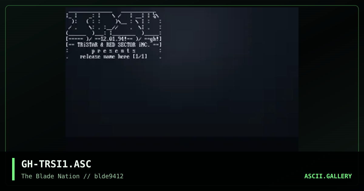 TRSi File_id.diz, by grey hawk, 1994