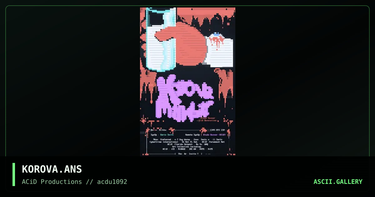 KOROVA.ANS, by blade runner, 1992