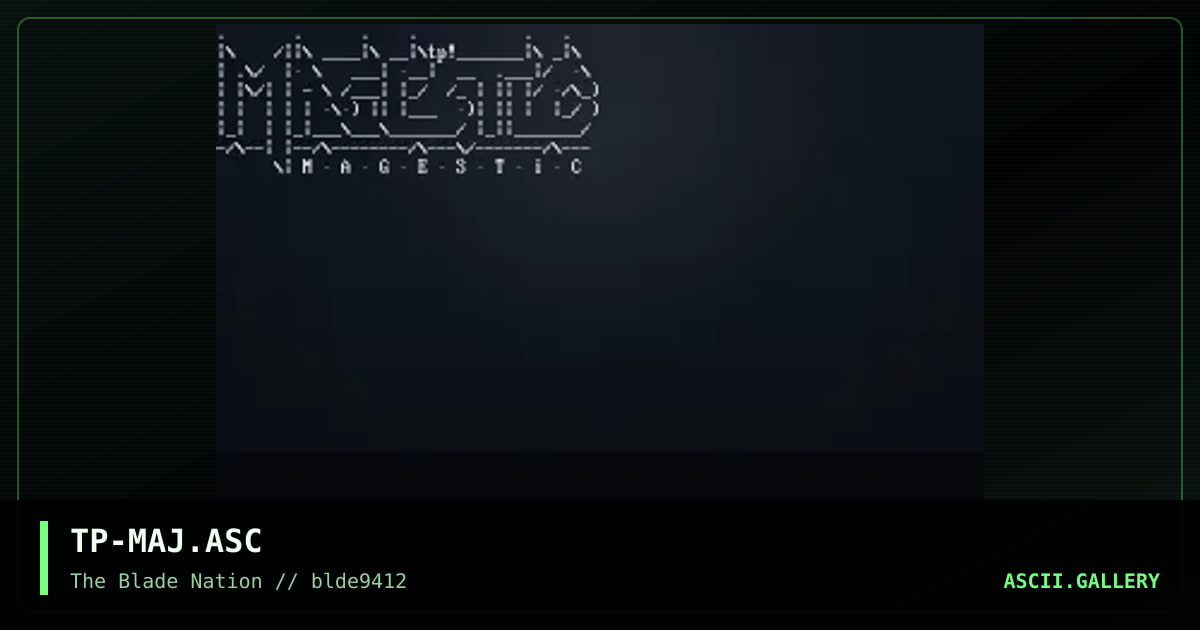 Majestic File_id.diz, by technophreak, 1994