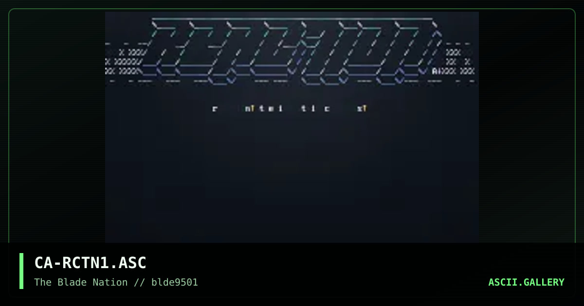 Reaction Logo #1, by cable, 1995