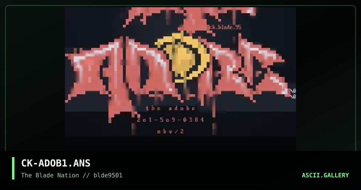 The Adobe, by chromatik, 1995