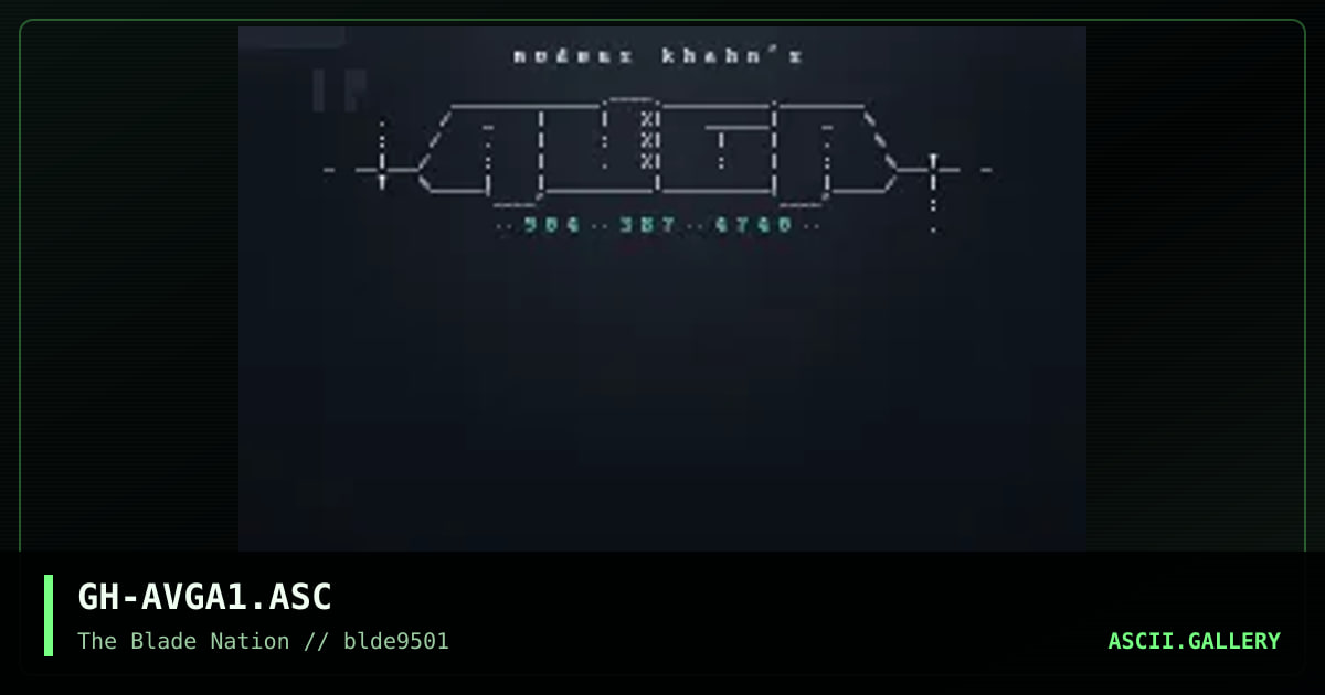 Avga! Logo, by grey hawk, 1995