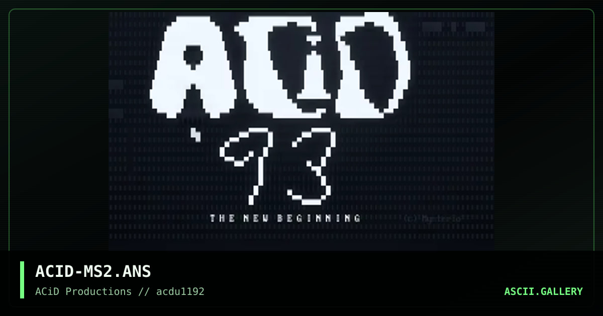 ACID-MS2.ANS, by mysterio, 1992