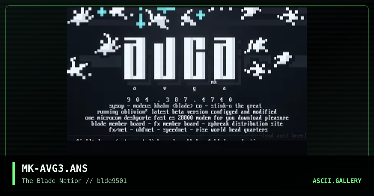 Avga!, by modeus khahn, 1995