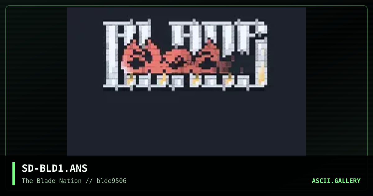 blade promotional, by shadowhand, 1995