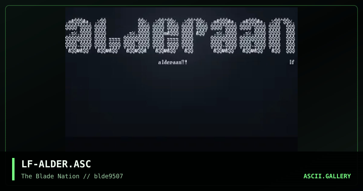 alderaan!, by lucifer, 1995