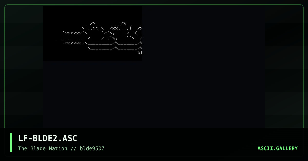 blade logo., by lucifer, 1995