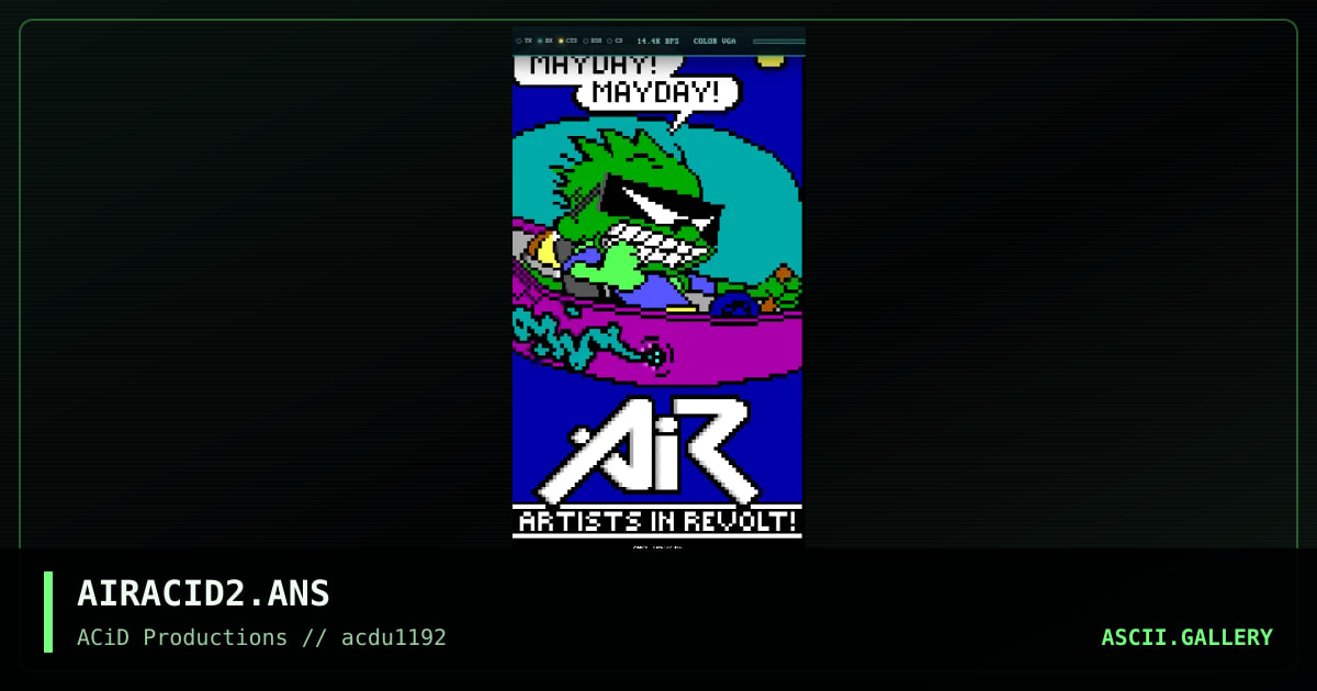 AIRACID2.ANS, by jed, 1992