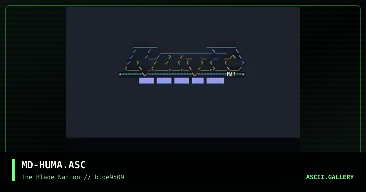 huma!, by meltdown, 1995