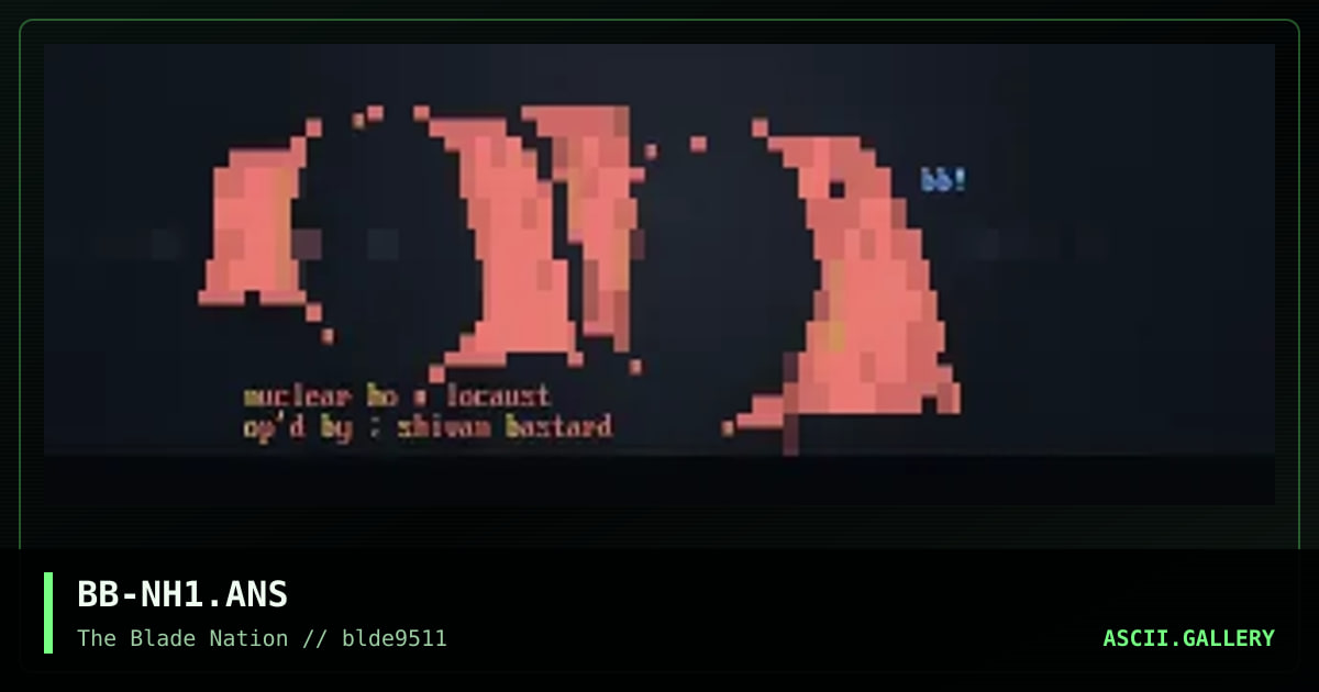 n-holocaust, by scribble, 1995