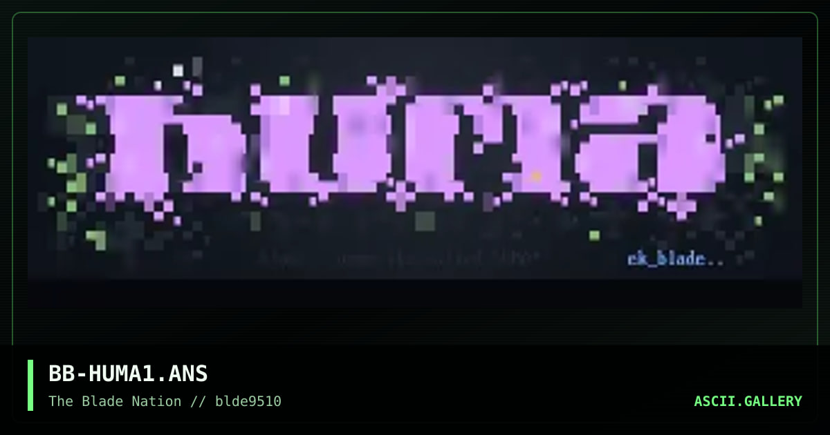 huma!..blah!=), by scribble, 1995
