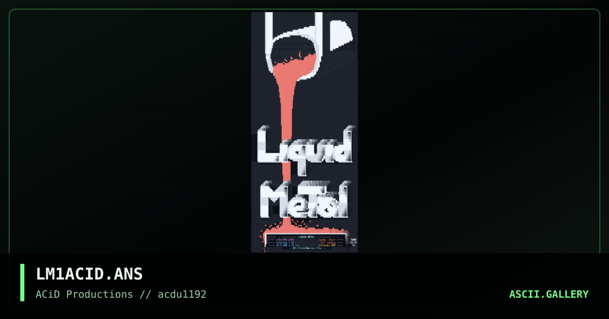LM1ACID.ANS, by tank, 1992