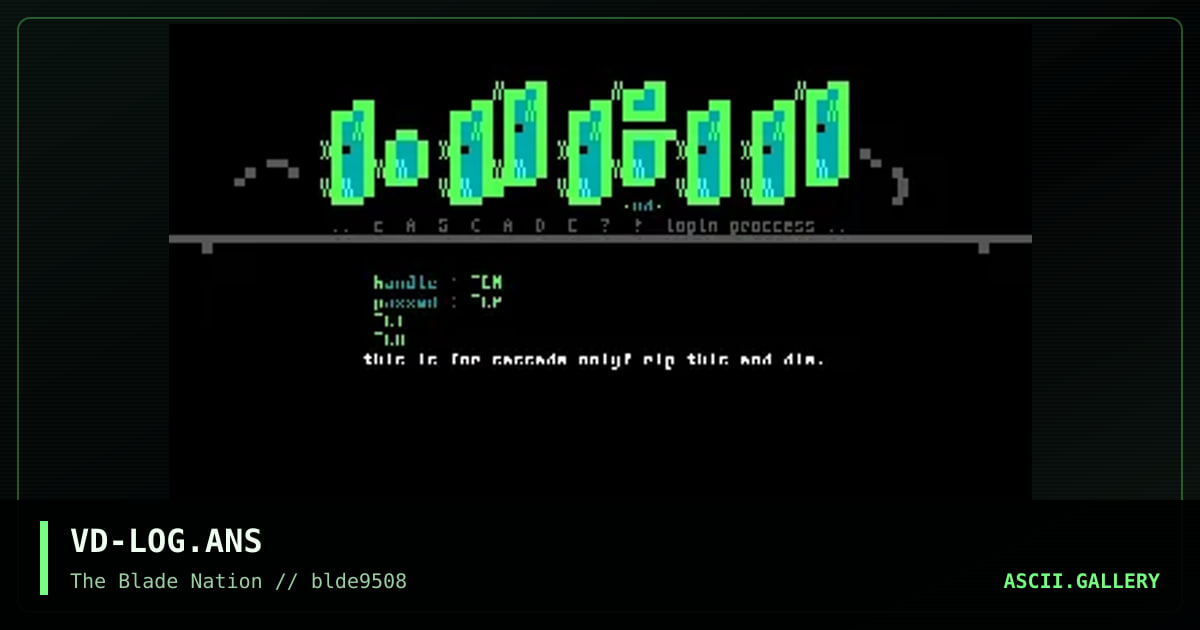 logon screen, by veediot, 1995