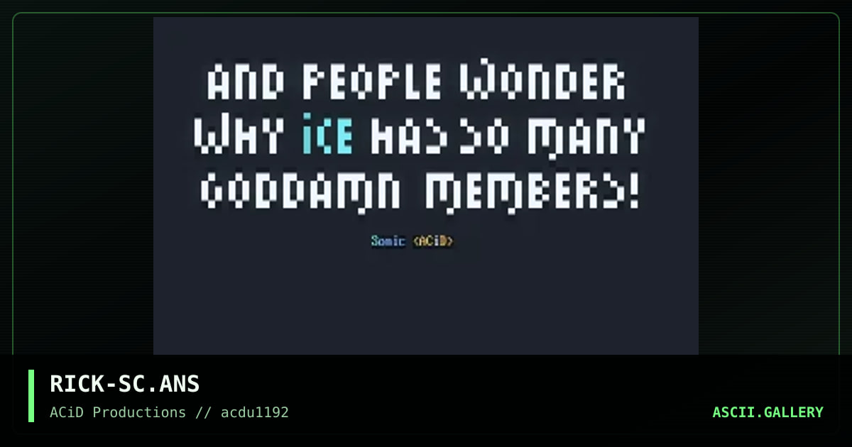 RICK-SC.ANS, by sonic, 1992