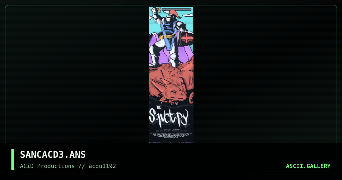 SANCACD3.ANS, by blade runner, 1992