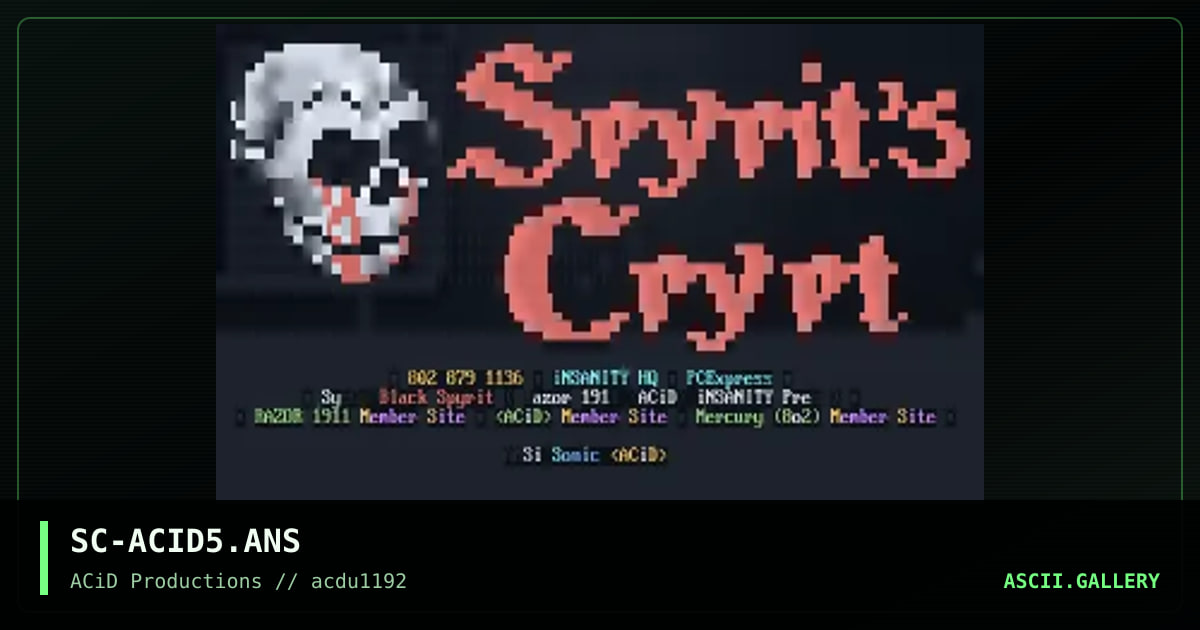 SC-ACID5.ANS, by sonic, 1992