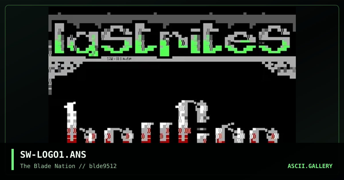 logo cluster 1, by spirit walker, 1995