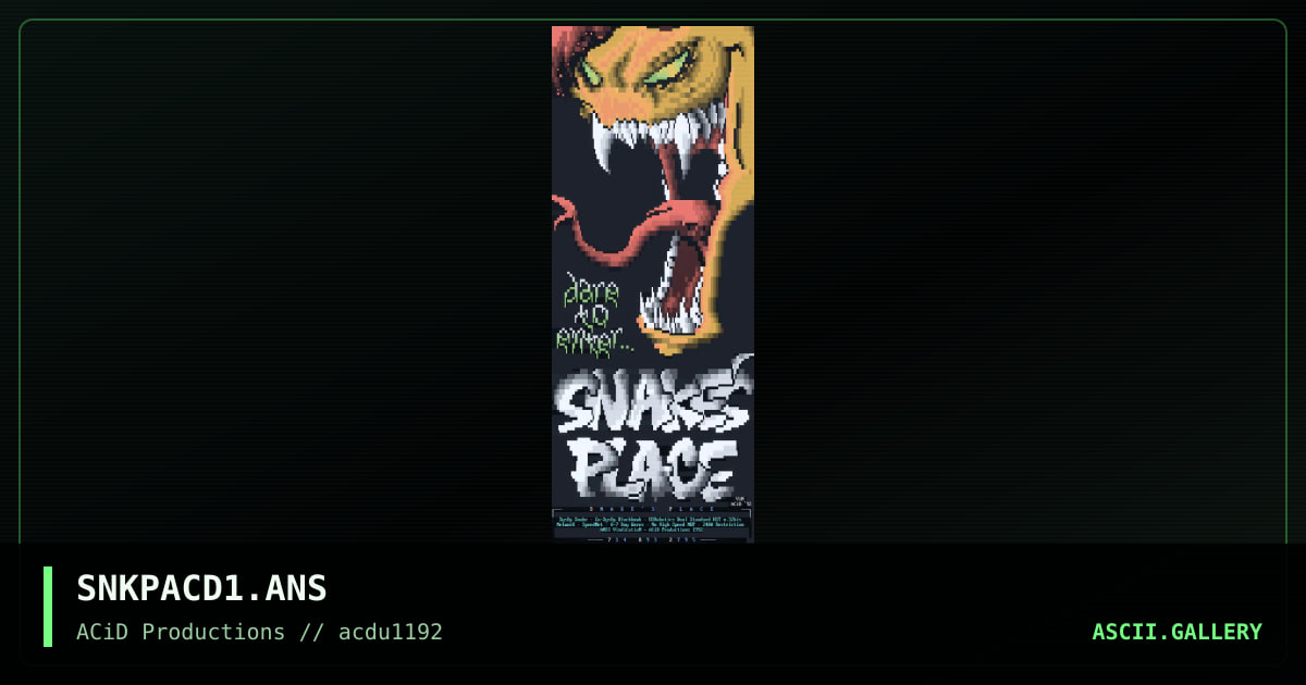 SNKPACD1.ANS, by vindication, 1992