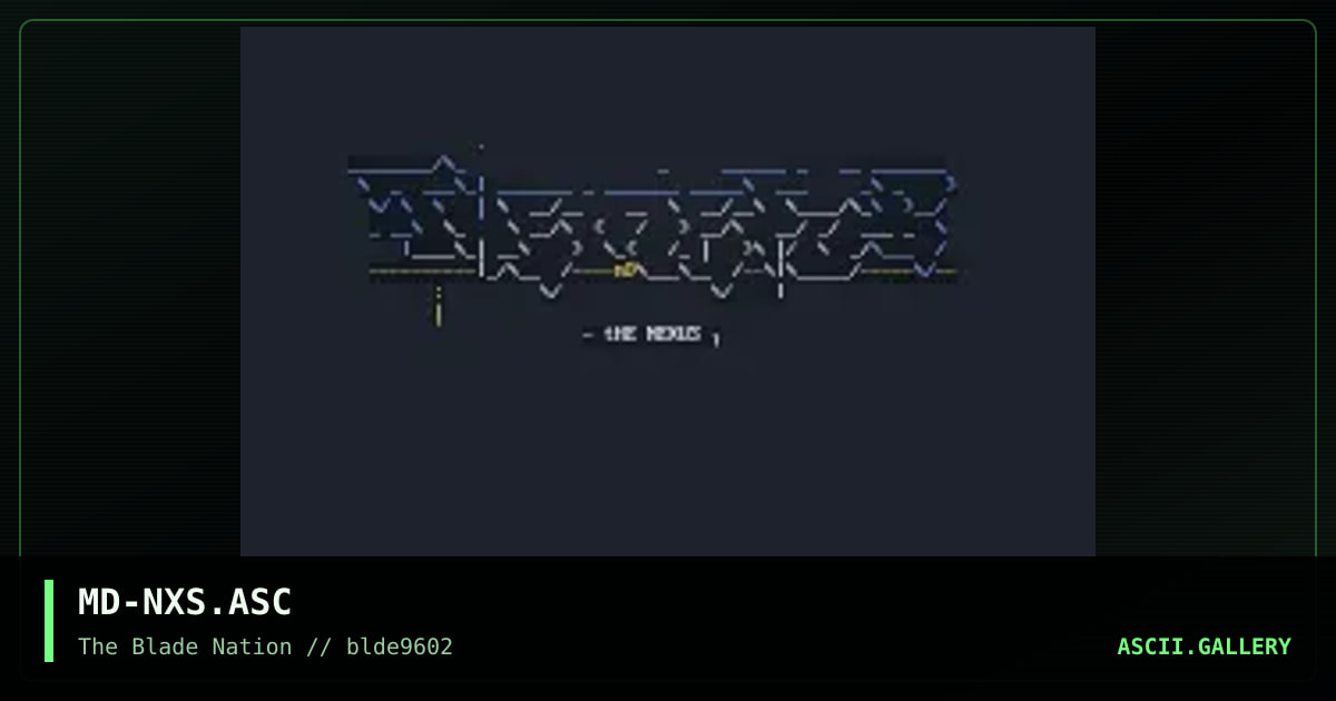 the nexas, by meltdown, 1996